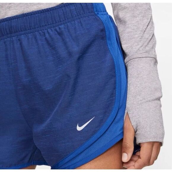 ✨Nike Tempo 3" Dri-Fit Shorts Blue Two Tone Running Built-in Sz XL Brief✨ - Picture 3 of 11